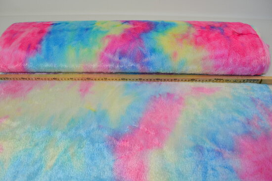 Minky Fleece Rainbow