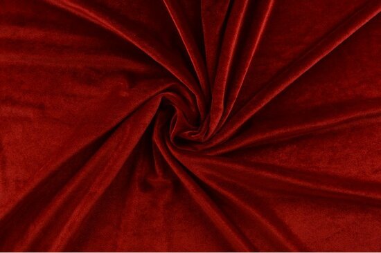 Velvet Stretch Red